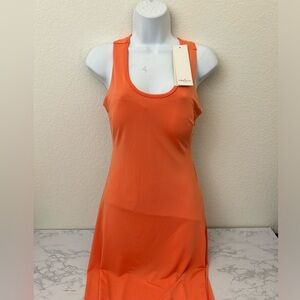 Orange Sleeveless Dress
